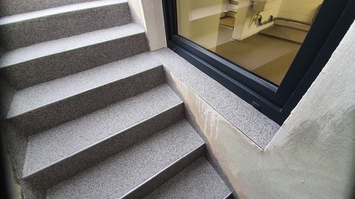 Treppe zur Waschküche 