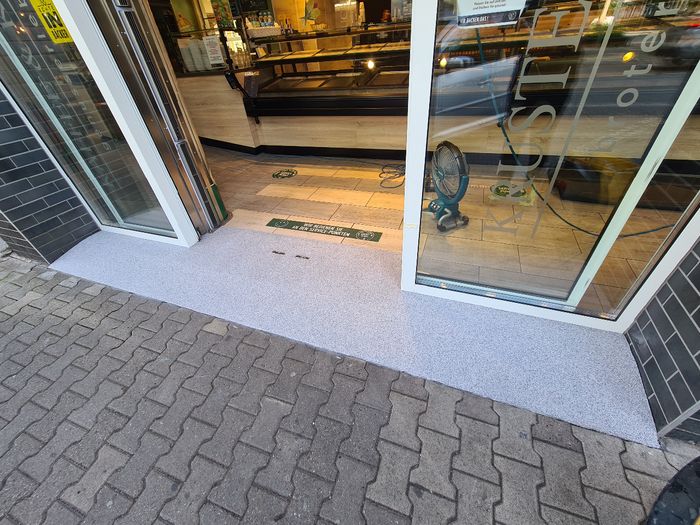 Übergang Rutschhemmung Bäckerei 